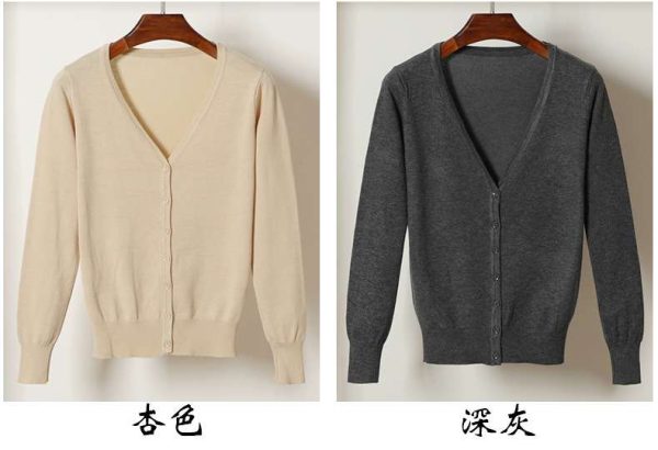 Áo khoác Len nữ thời trang Hàn Quốc- Áo khoác len cổ tim - Ảnh 19