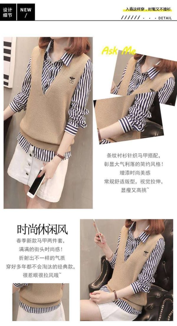 Set gile len CD + Sơ mi - Ảnh 4