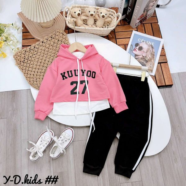 Set bé gái 3 món Kuuyoo 27 - Ảnh 4
