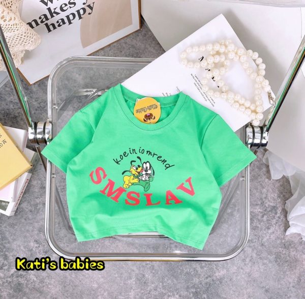 Áo thun croptop bé gái SMS - Ảnh 2