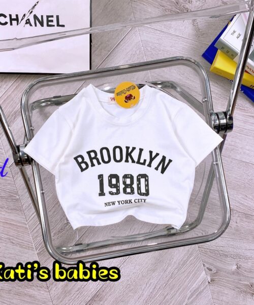 Áo thun Croptop bé gái 1980
