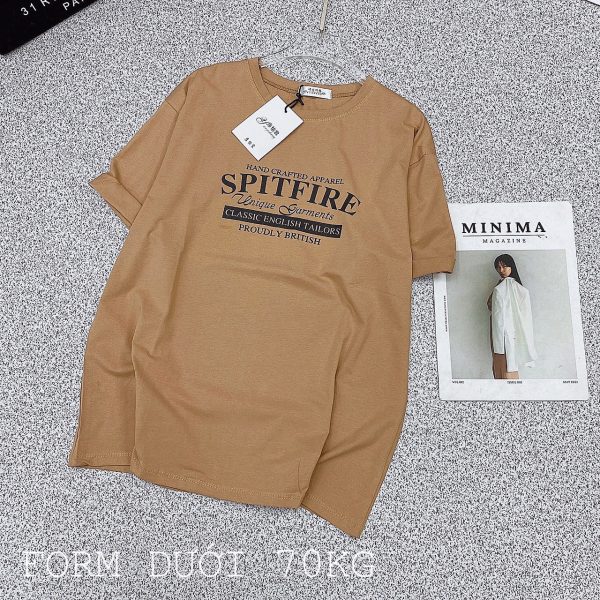 Áo thun Form rộng cotton - Ảnh 3