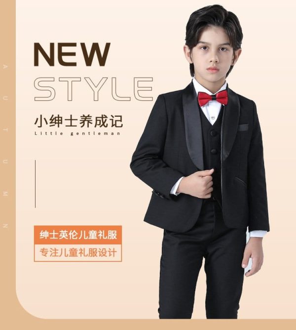 Vest đen nút bọc - Ảnh 7