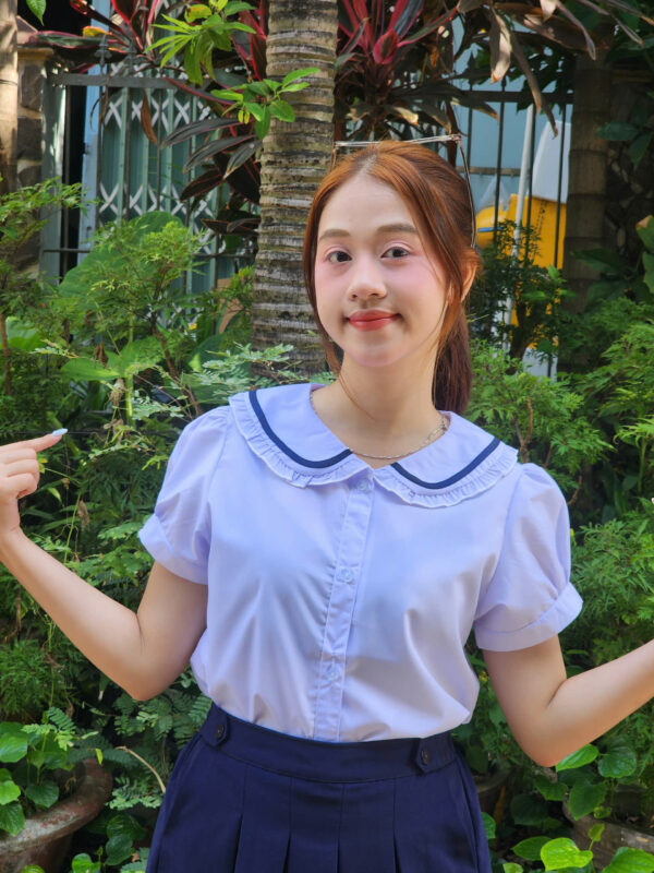 Đồng phục học sinh tiểu học - Áo sơ mi bé gái cấp 1 - Ảnh 15