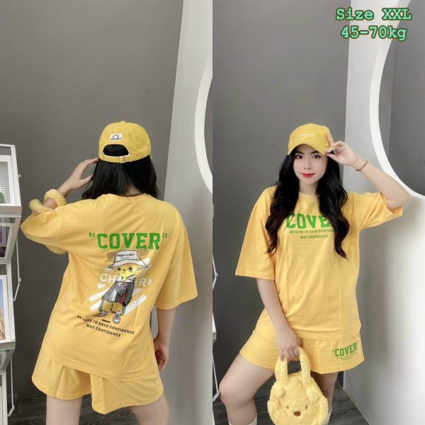 Bộ đùi thun Cover - Ảnh 4