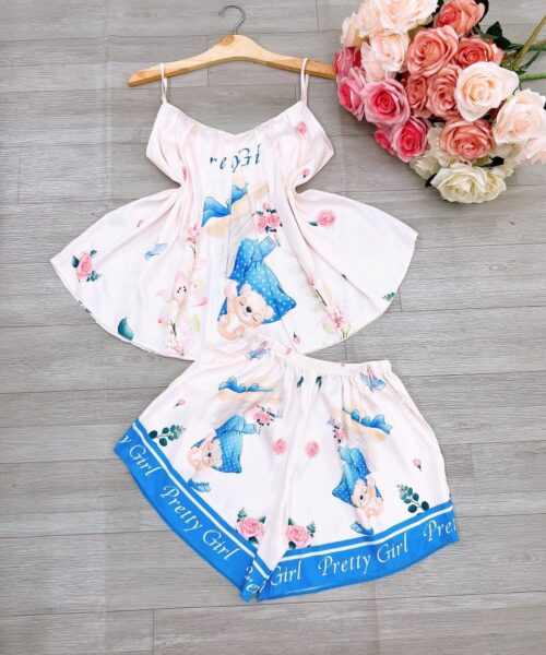 Bộ đùi dây lụa xước cao cấp
