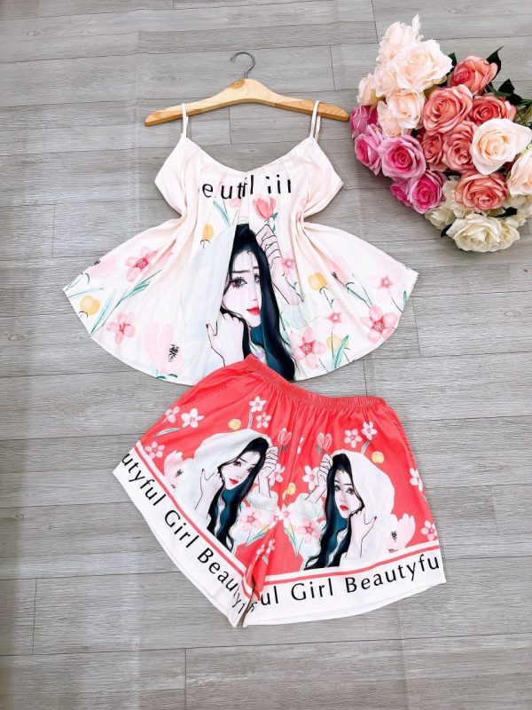 Bộ đùi dây lụa xước cao cấp - Ảnh 4