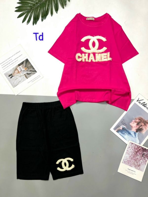 Bộ ngố thun chữ X Chanel - Ảnh 2