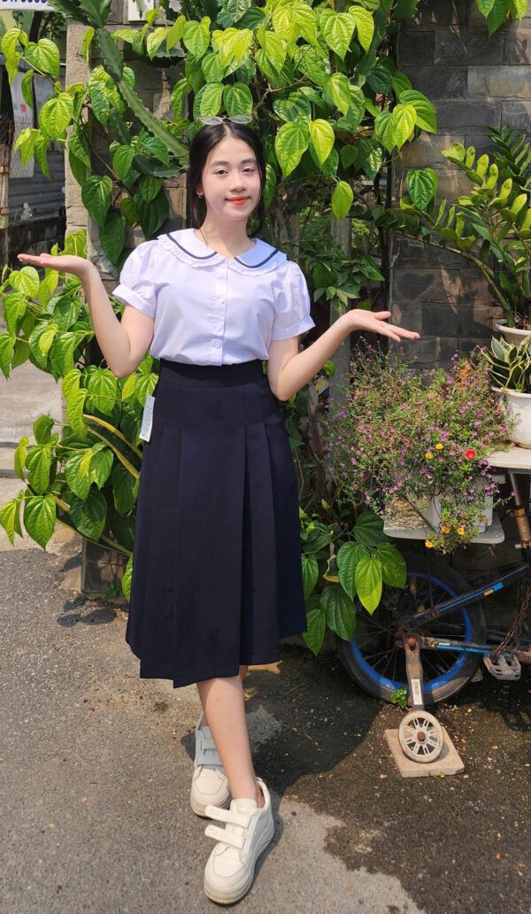Đồng phục học sinh tiểu học - Áo sơ mi bé gái cấp 1 - Ảnh 13