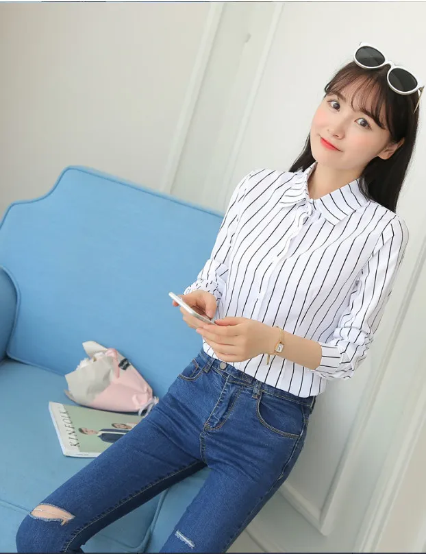 Áo sơ mi tay dài phối nhiều màu