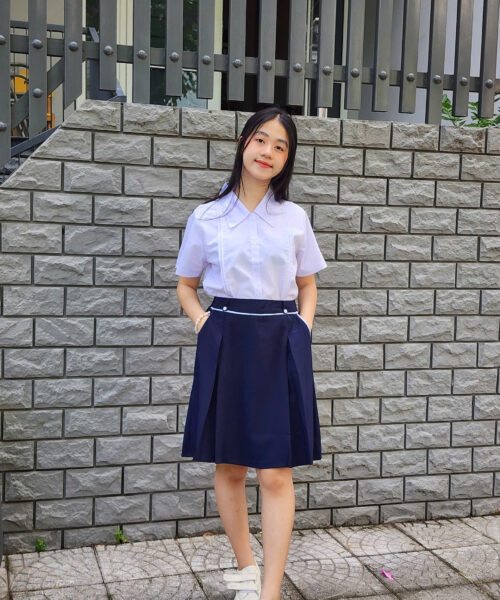Đồng phục học sinh bé gái tiểu học - 4 mẫu Áo sơ mi cao cấp cấp 1 xinh xăn