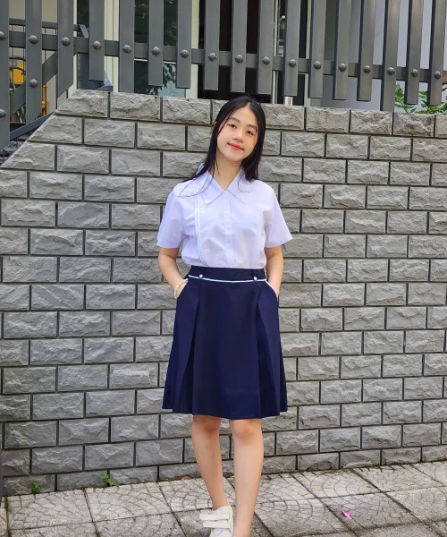 Đồng phục học sinh bé gái tiểu học - 4 mẫu Áo sơ mi cao cấp cấp 1 xinh xăn
