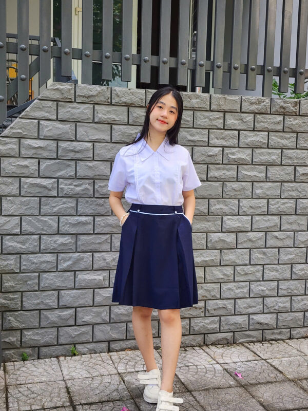 Đồng phục học sinh bé gái tiểu học - 4 mẫu Áo sơ mi cao cấp cấp 1 xinh xăn