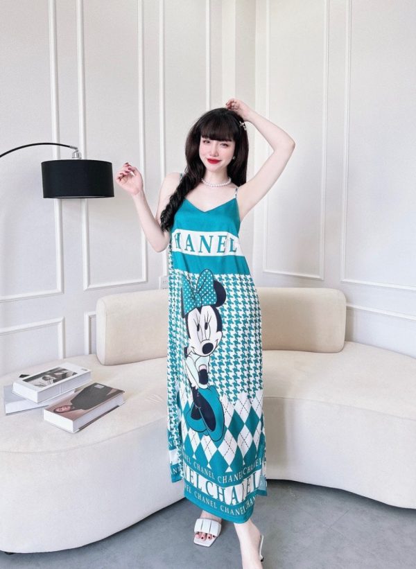 Đầm lụa lattin 2 dây - Ảnh 6