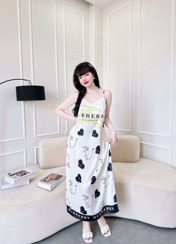 Đầm lụa lattin 2 dây - Ảnh 5