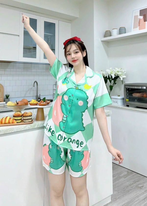 Pijama đùi họa tiết hoạt hình - Ảnh 6