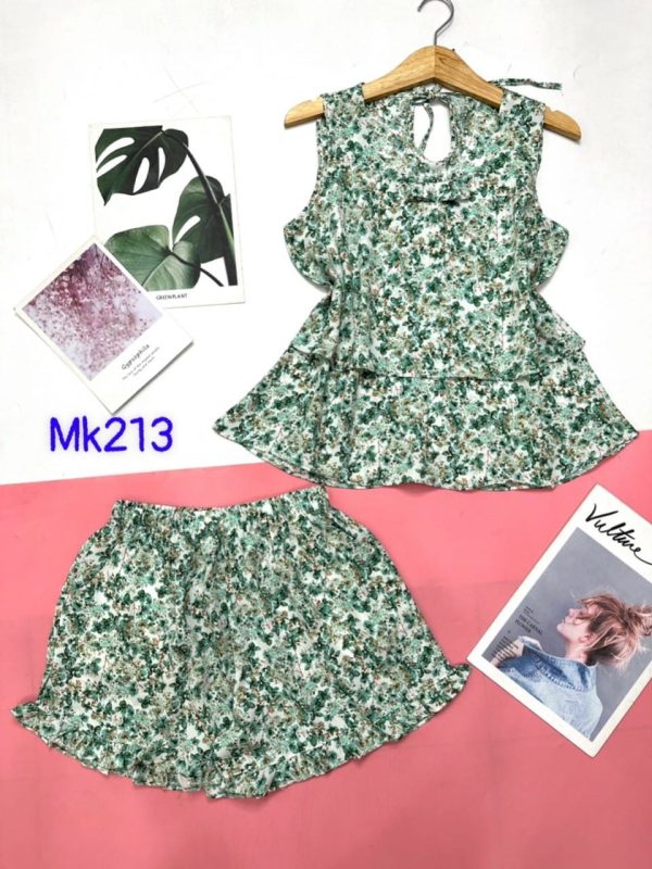 Bộ đùi sát nách chất mango - Ảnh 5