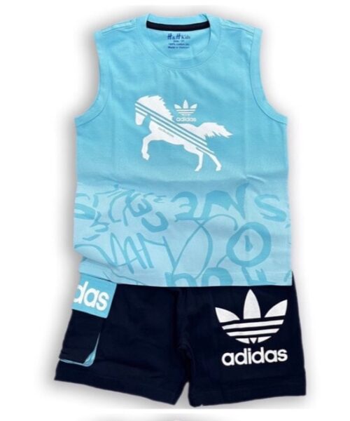 Bộ Bé Trai Sách Nách Ngựa Adidas