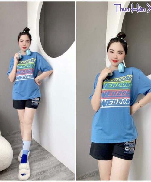 Đùi thun form rộng nữ