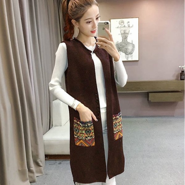 Gile len dài phối túi thổ cẩm - Ảnh 6