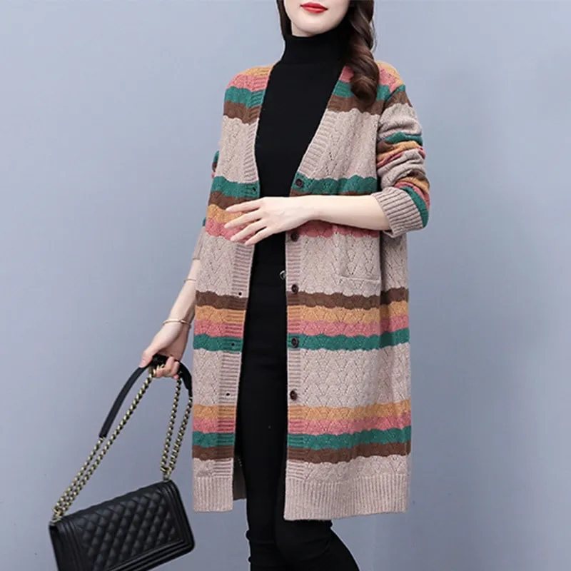 mẫu áo khoác len nữ dáng dài đẹp