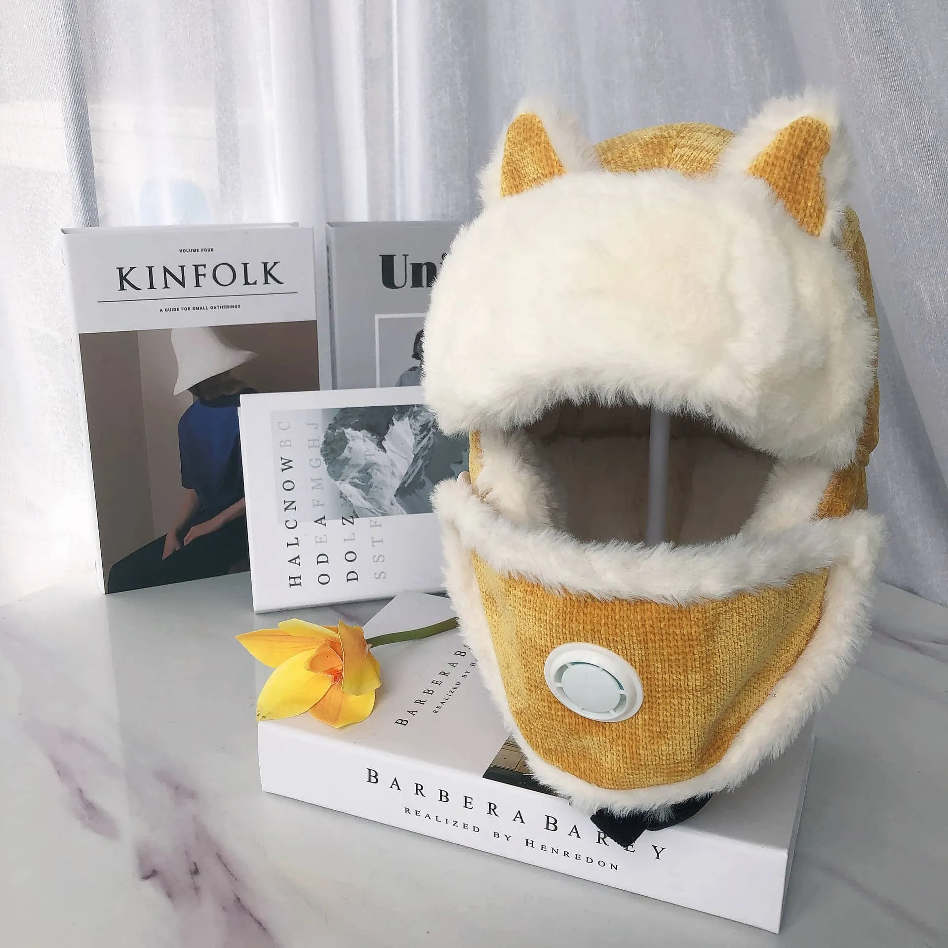Mũ len có bịt - Ảnh 2