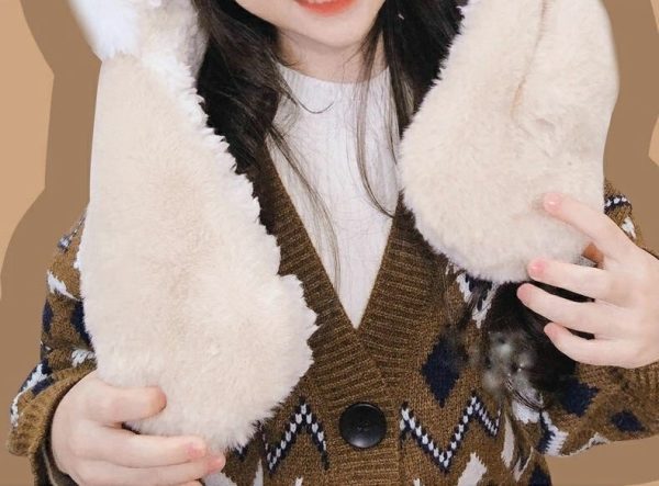 Mũ len bé gái - Ảnh 6