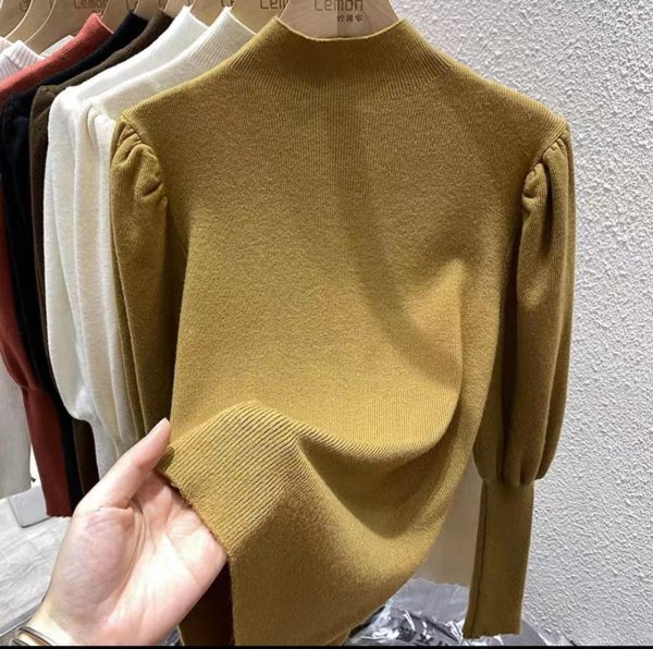 Áo len bồng tay dài - Ảnh 11