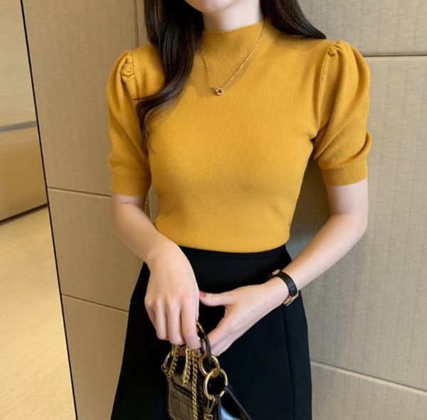 Áo len bồng tay lỡ - Ảnh 2