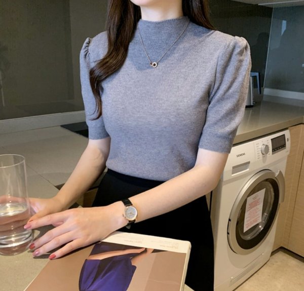 Áo len bồng tay lỡ - Ảnh 4