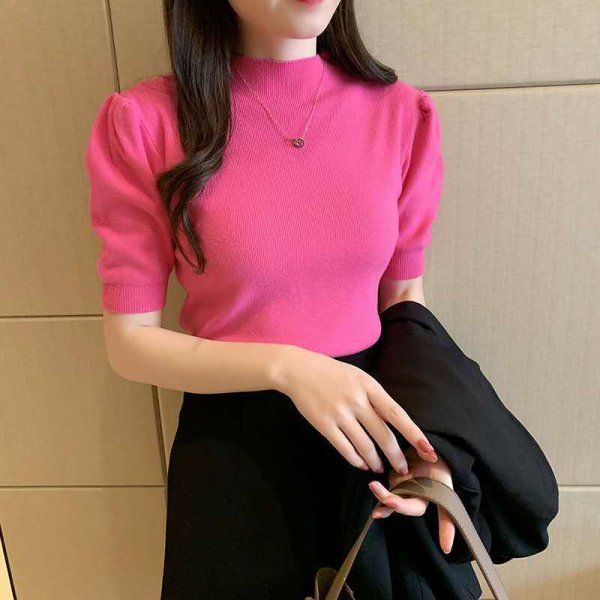 Áo len bồng tay lỡ - Ảnh 8