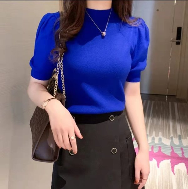 Áo len bồng tay lỡ - Ảnh 9