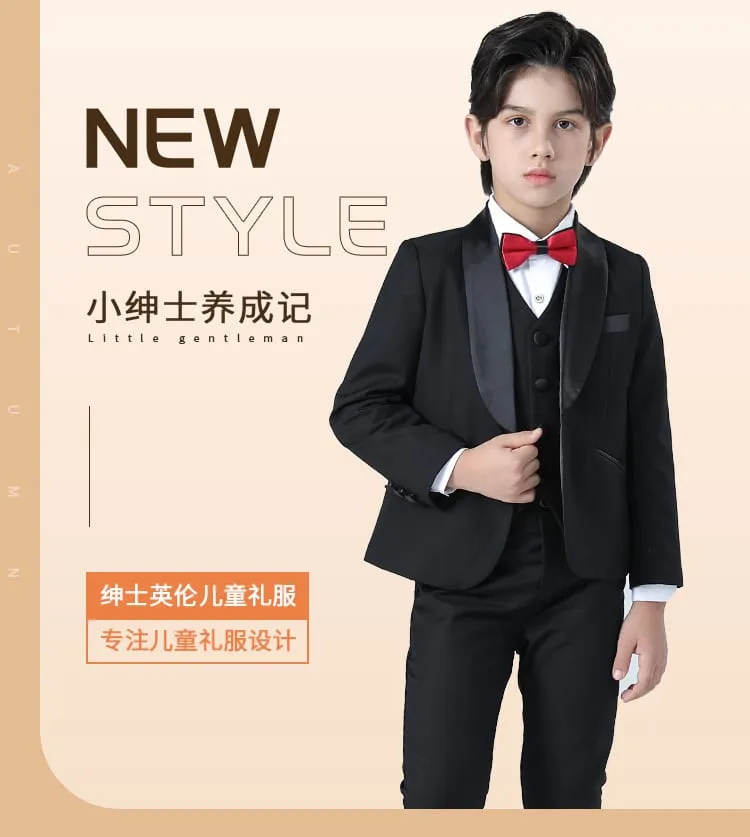 Set vest 3 món đen