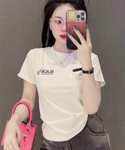 Áo thun Babytee chữ Black Pear