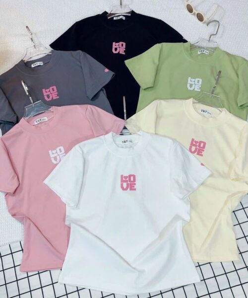 Áo thun babytee in chữ Love