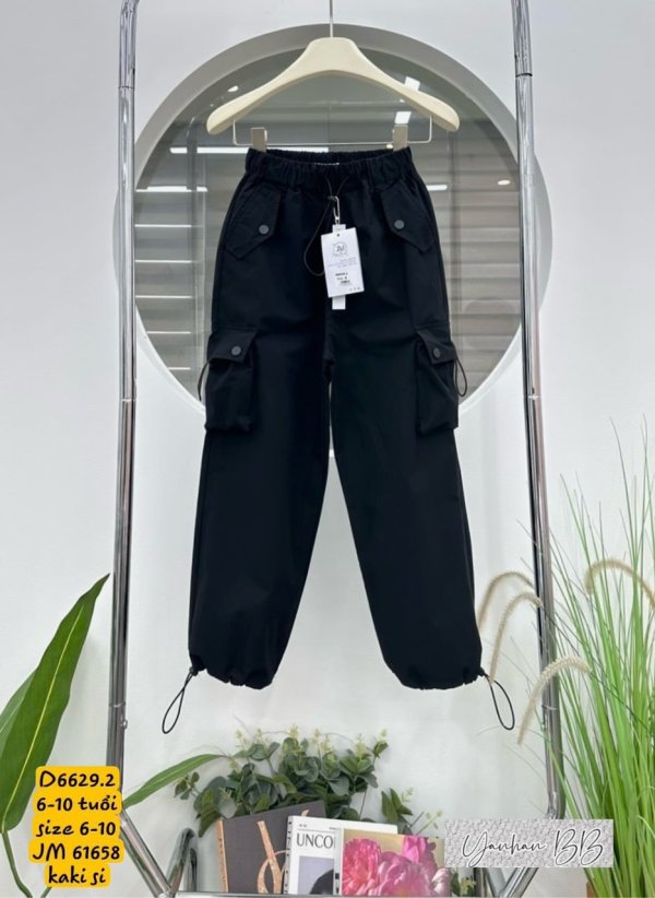 Quần dài phối túi hộp BG - Ảnh 4