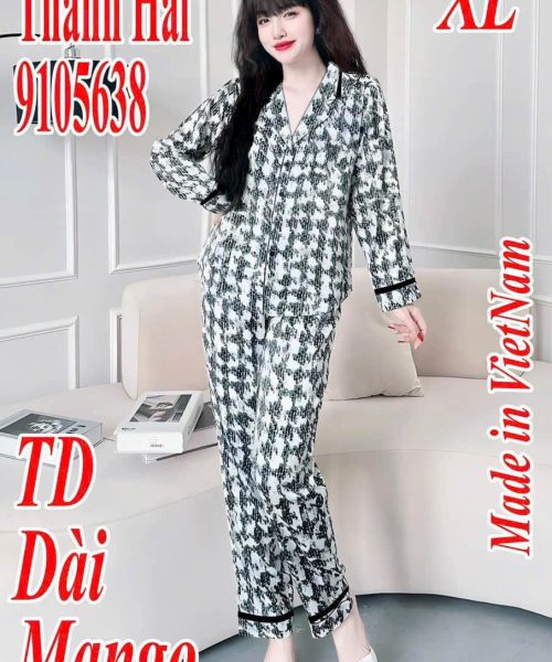 Pijama nhiều họa tiết