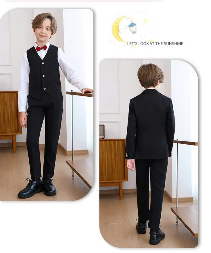 Vest trẻ em – Set 3 món vest bé trai cao cấp