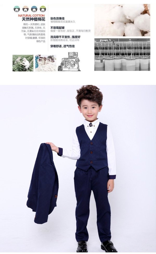 Bộ Vest bé trai sang trọng - Ảnh 8