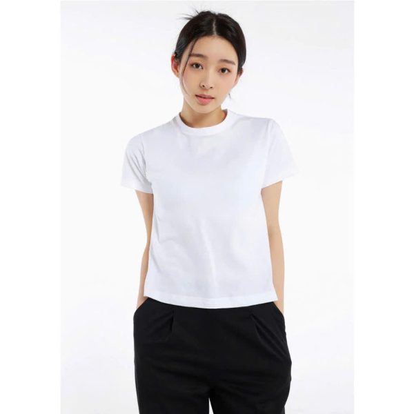 Áo thun form vừa trơn. - Ảnh 3