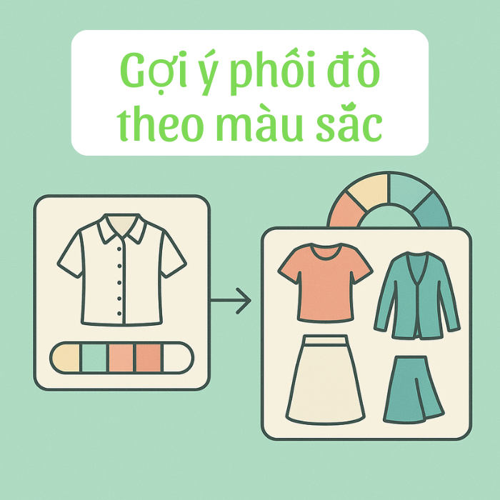 công cụ gợi ý phối đồ theo màu sắc