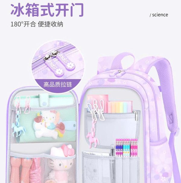 Balo chống gù chống thấm siêu nhẹ - Cặp đi học cho bé học sinh tiểu học họa tiết dễ thương - Mẫu 7 - Danangsale - Ảnh 2