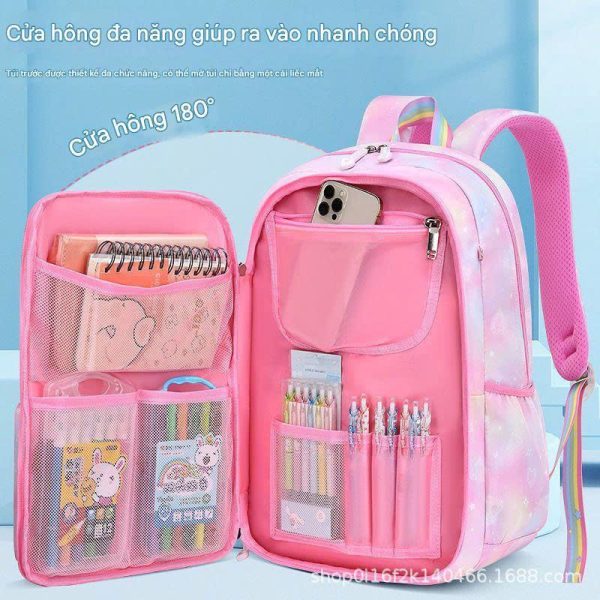 Balo chống gù chống thấm siêu nhẹ - Cặp đi học cho bé học sinh tiểu học họa tiết dễ thương - Mẫu 7 - Danangsale - Ảnh 8