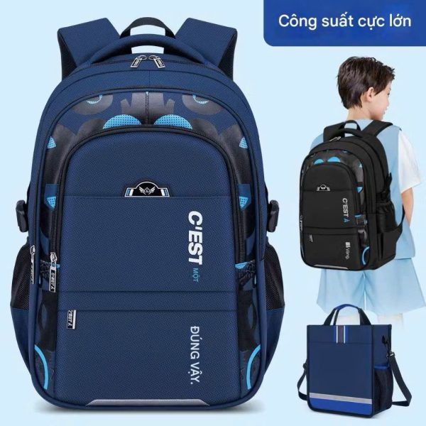 Cặp học sinh cấp 1, cấp 2 - Balo đi học cho bé - Balo chống gù lưng phong cách Hàn Quốc - Mẫu 2 - Danangsale