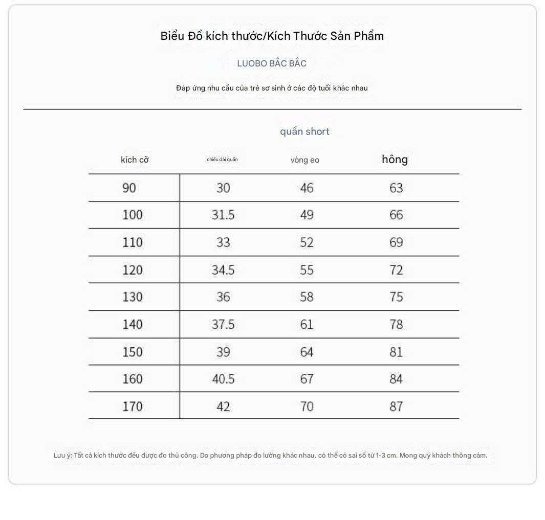 Đồng phục học sinh nam - Quần short QC học sinh bé trai cấp 1 - Ảnh 6