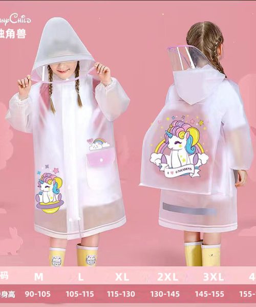Áo mưa hoạt hình cao cấp cho bé - Đồng phục đi học , đi chơi