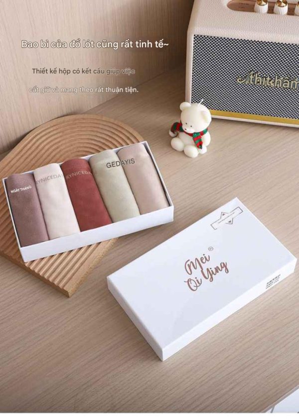 Quần lót nữ - Mẫu 1 - Quần lót nữ chất cotton mềm êm ái - Danangsale - Ảnh 3