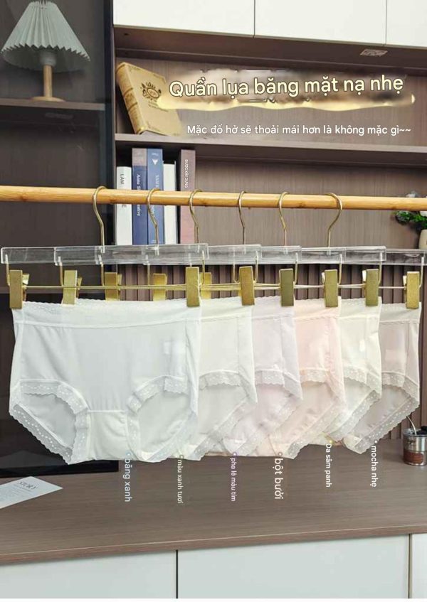 Quần lót nữ - Mẫu 4 - Quần lót nữ chất lụa tơ tằm kháng khuẩn 7A - Danangsale - Ảnh 6