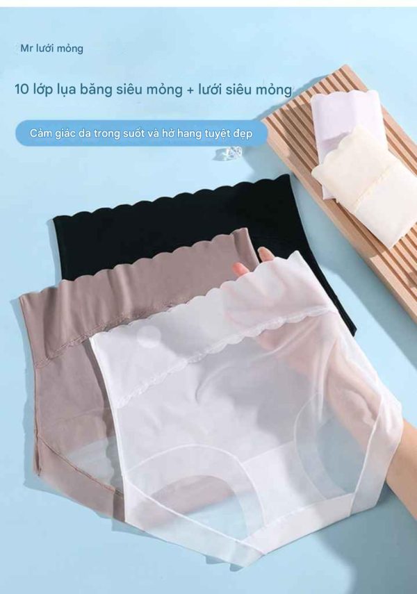 Quần lót nữ - Mẫu 2 - Quần lót nữ chất lụa băng lưới siêu mỏng - Danangsale - Ảnh 8