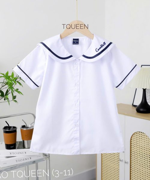 Đồng phục học sinh cấp 1 - Áo sơ mi nữ học sinh cao cấp